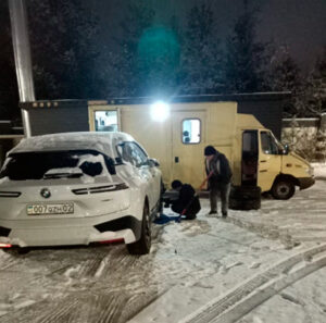 Выездной шиномонтаж 24/7 в Алматы